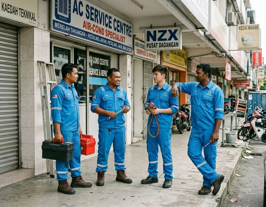 AC Service Pro PJ technician team