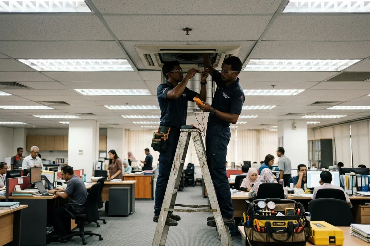 Aircond service in Damansara Utama